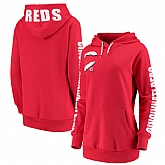 Women Cincinnati Reds G III 4Her by Carl Banks 12th Inning Pullover Hoodie Red,baseball caps,new era cap wholesale,wholesale hats